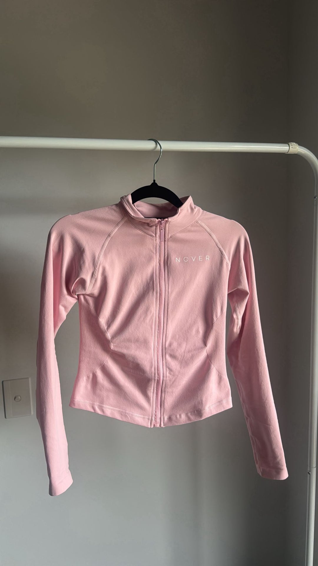 Sculpt Zip Crop - Fairy Floss