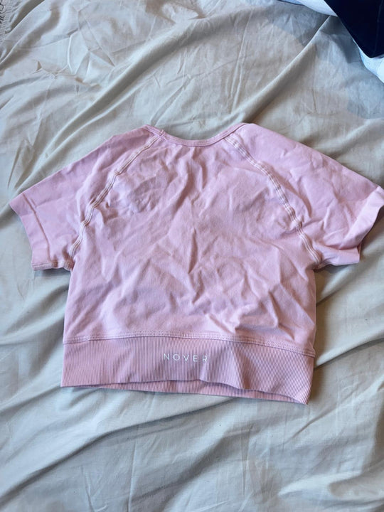 Pink Cropped Tee