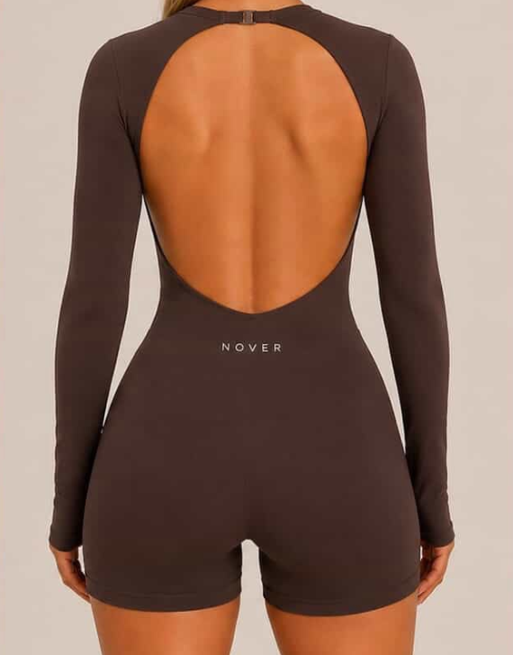 Signature Sculpt Jumpsuit - Coffee PRE-ORDER