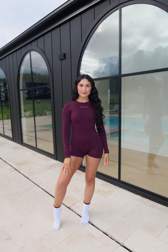 Signature Sculpt Jumpsuit - Coffee